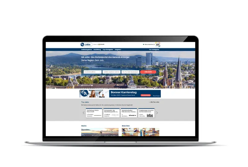 laptop-jobs GA-Jobs-Portal-auf-Laptop