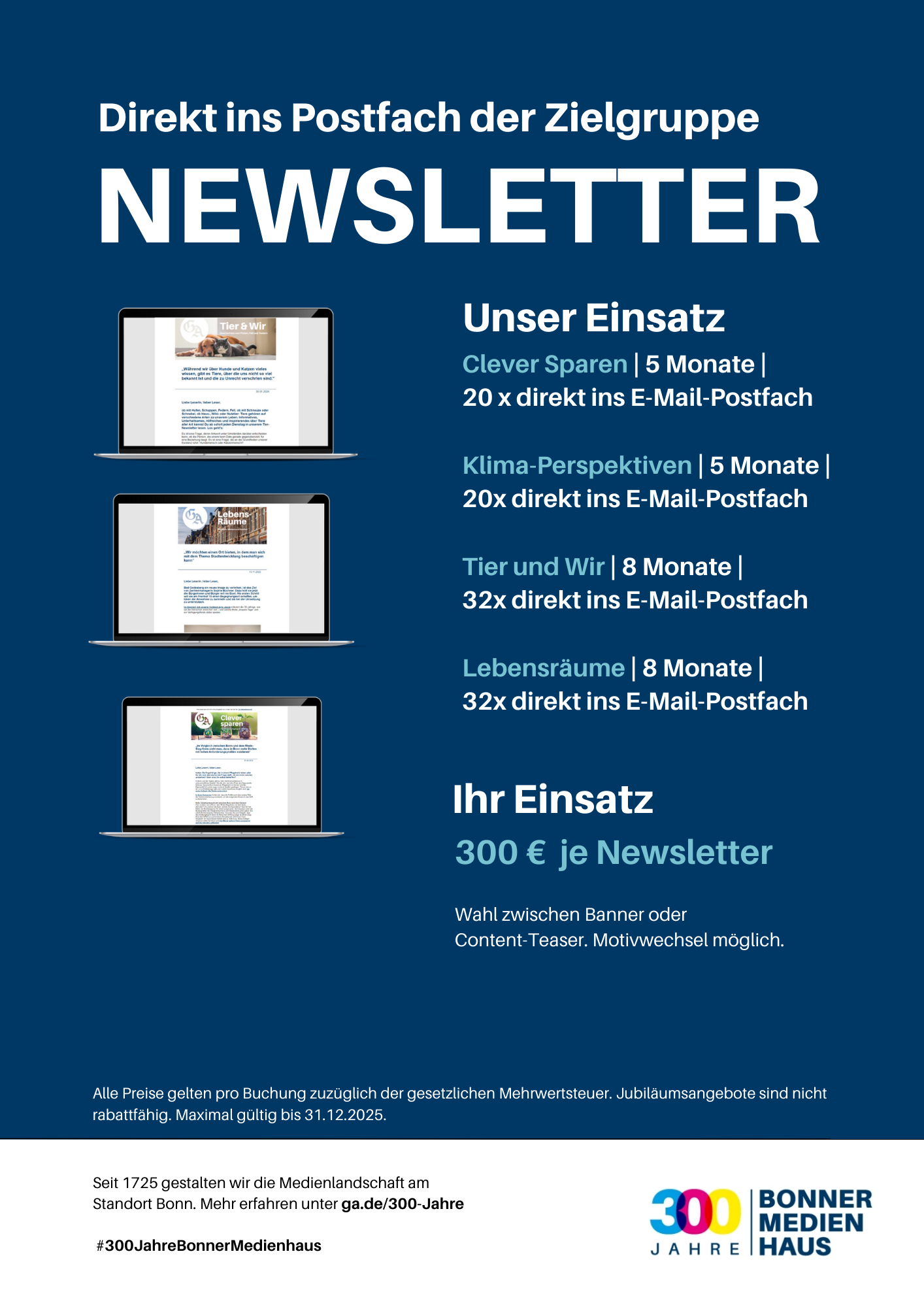 Newsletter-Special Kind-und-Kegel-Newsletter-auf-Laptop